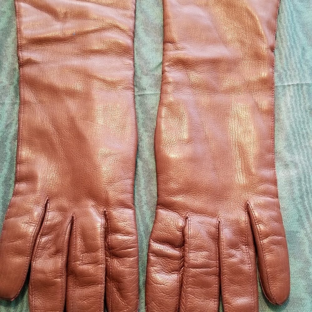 Leather gloves from HUDSON'S  department store in Detroit, Michigan